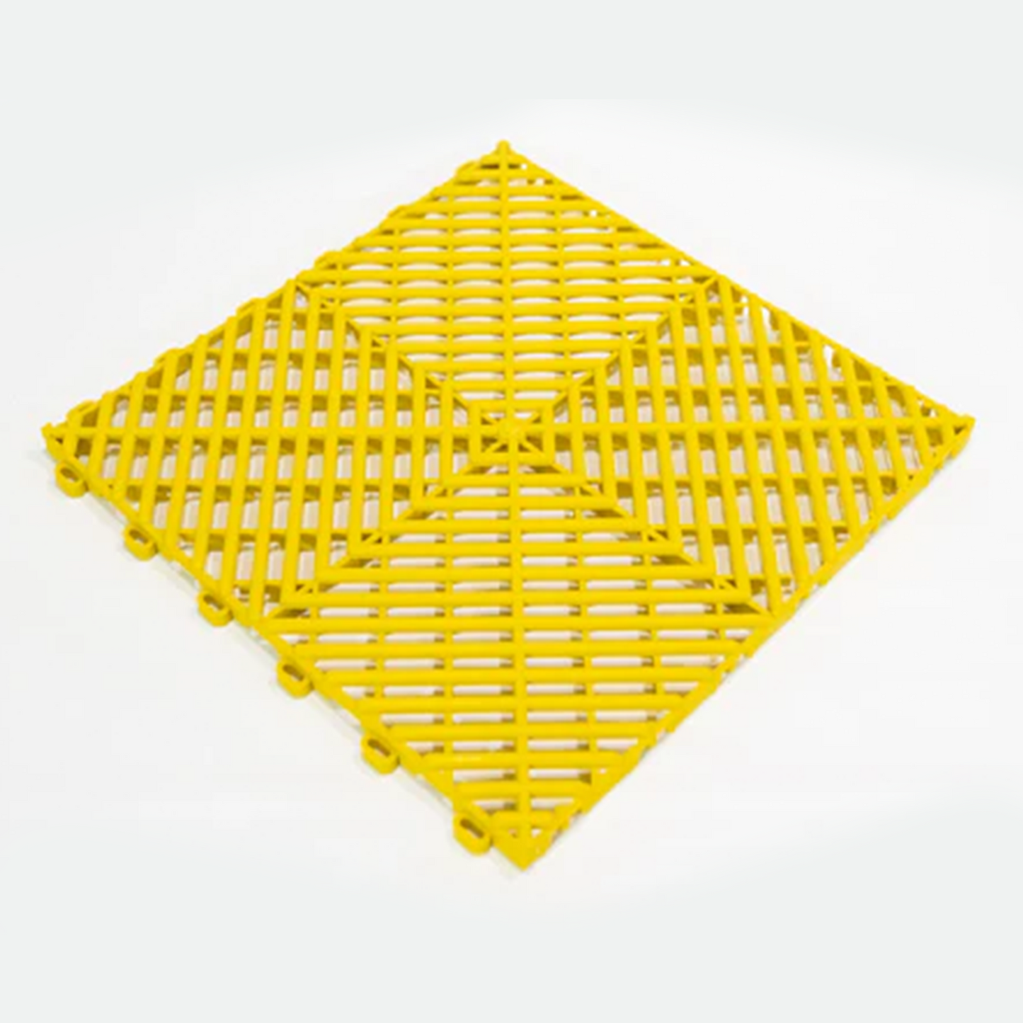 Modular Garage Flooring Tile - Box with 5 tiles - Yellow color