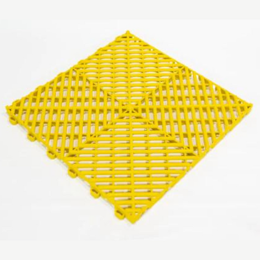 Modular Garage Flooring Tile - Box with 25 tiles- Yellow color