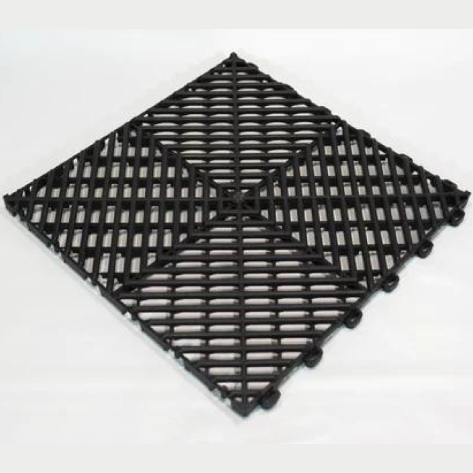 Modular Garage Flooring Tile - Box with 25 tiles- Black color
