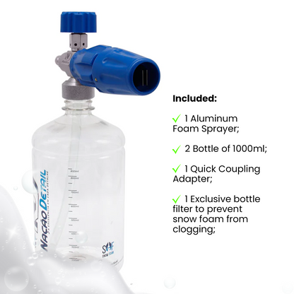 Snow Foam Cannon Aluminum Blue